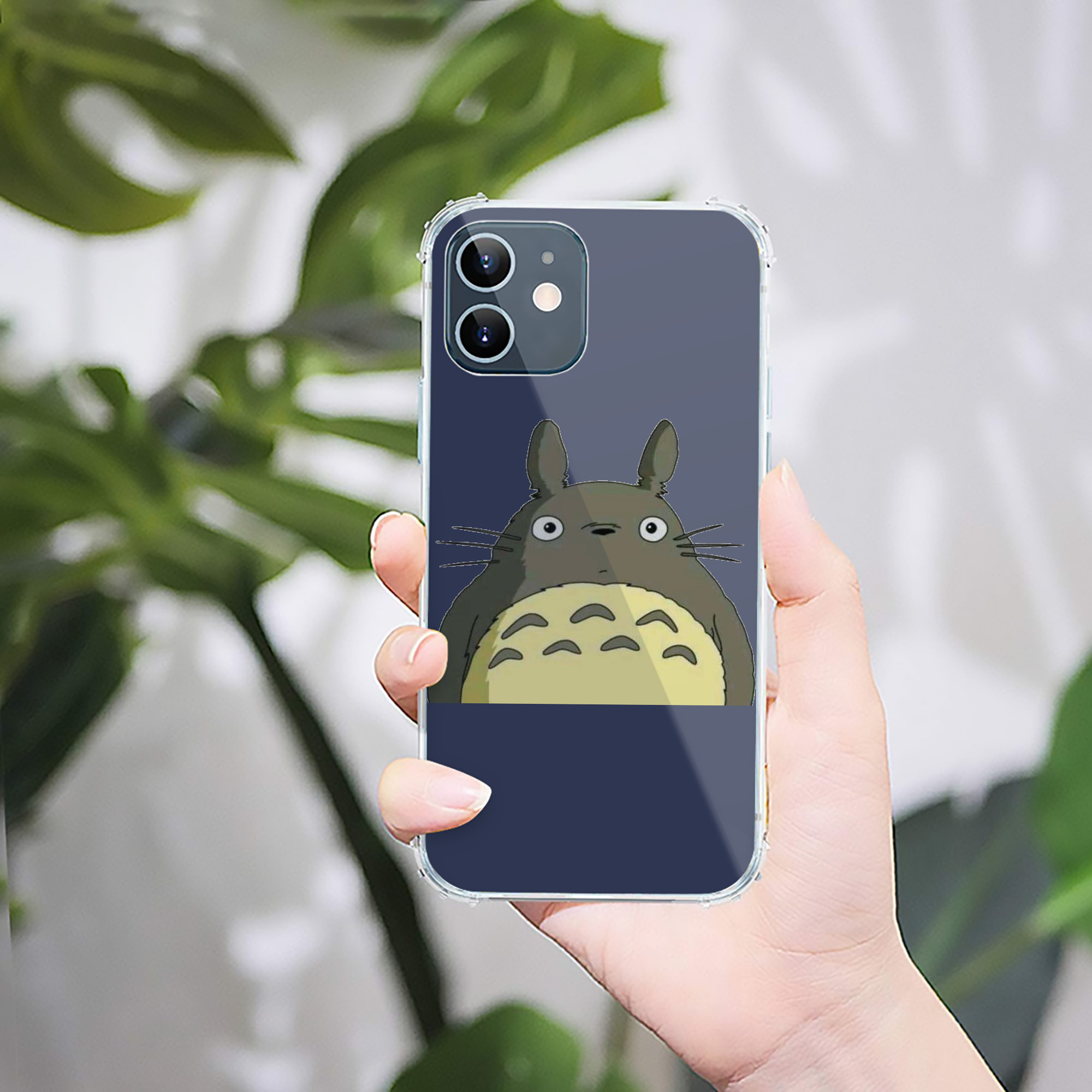 （画像用） となりのトトロ 草壁メイ 草壁サツキ My Neighbor Totoro Satsuki Kusakabe Mei Kusakabe 【iPhone 12シリーズ対応】透明スマホケース（クリアソフトケース）